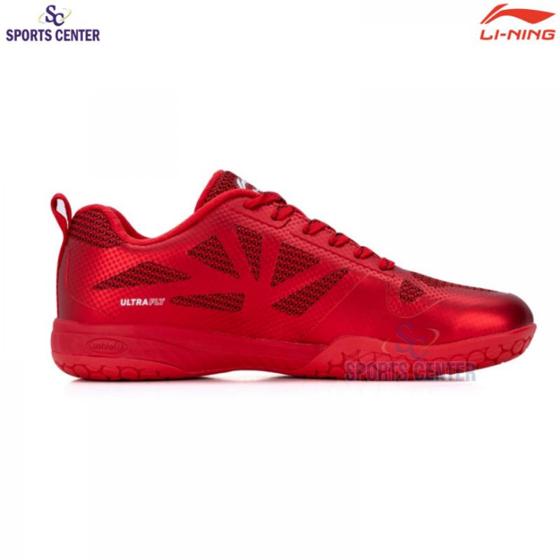 New Sepatu Badminton Lining Ultra Fly AYTR060 AYTR 060 Red Sports
