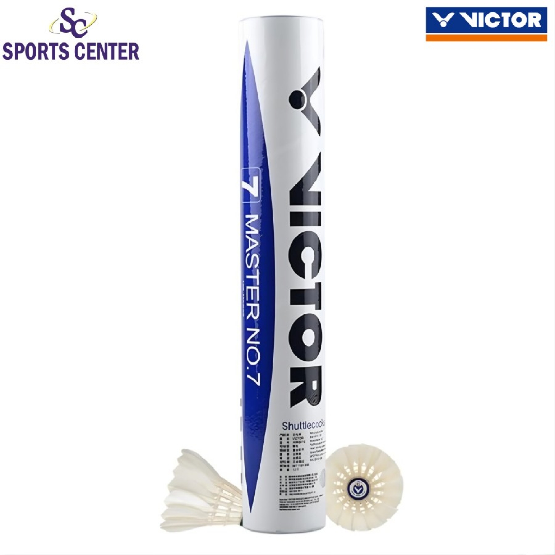 Shuttlecocks / Kok Badminton Victor Master No 7 | Sports Center