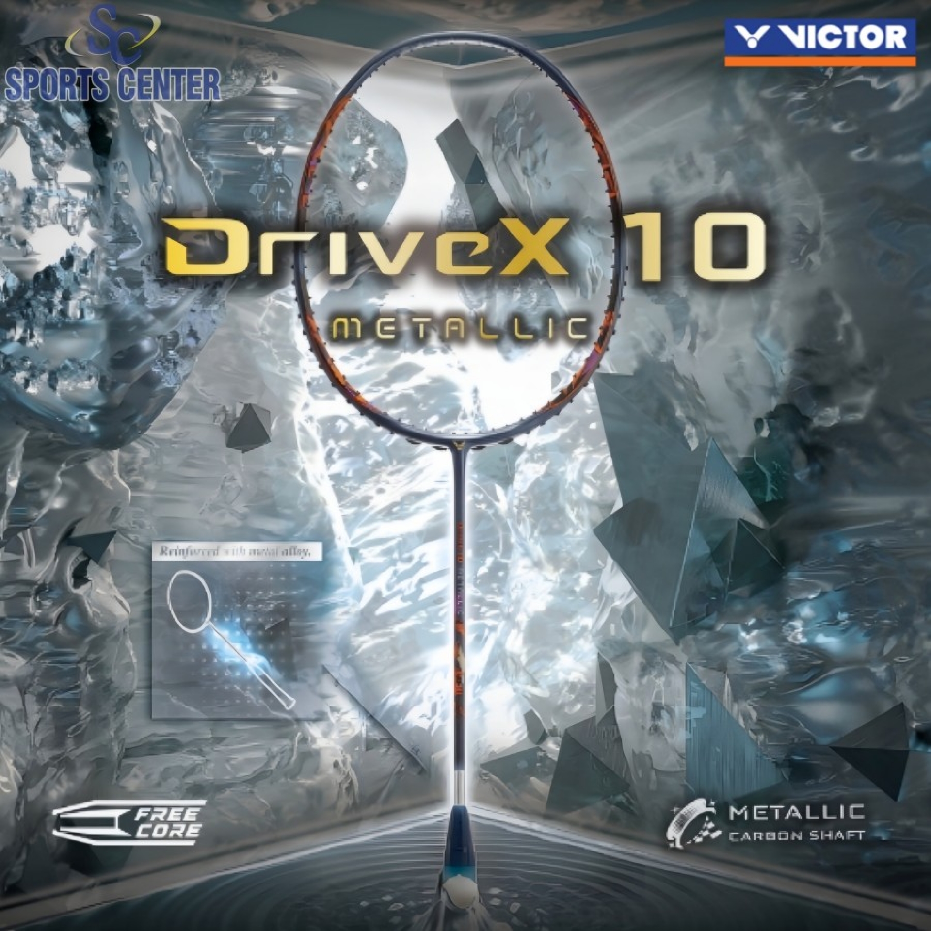 New Raket Badminton Victor DriveX 10 / Drive X 10 Metallic B