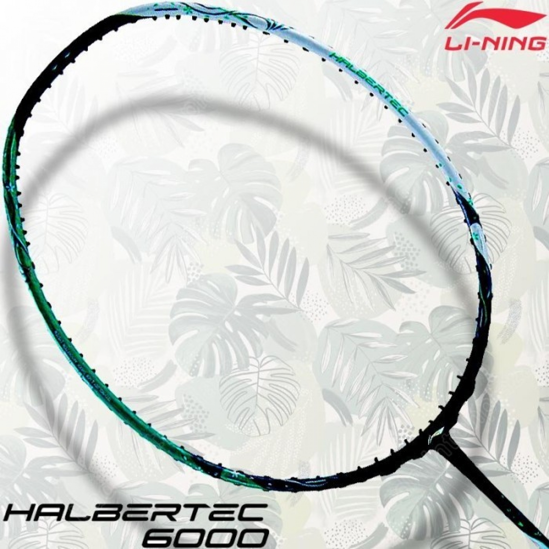 New Raket Badminton Lining Halbertec 6000 AYPU007 White / Light 