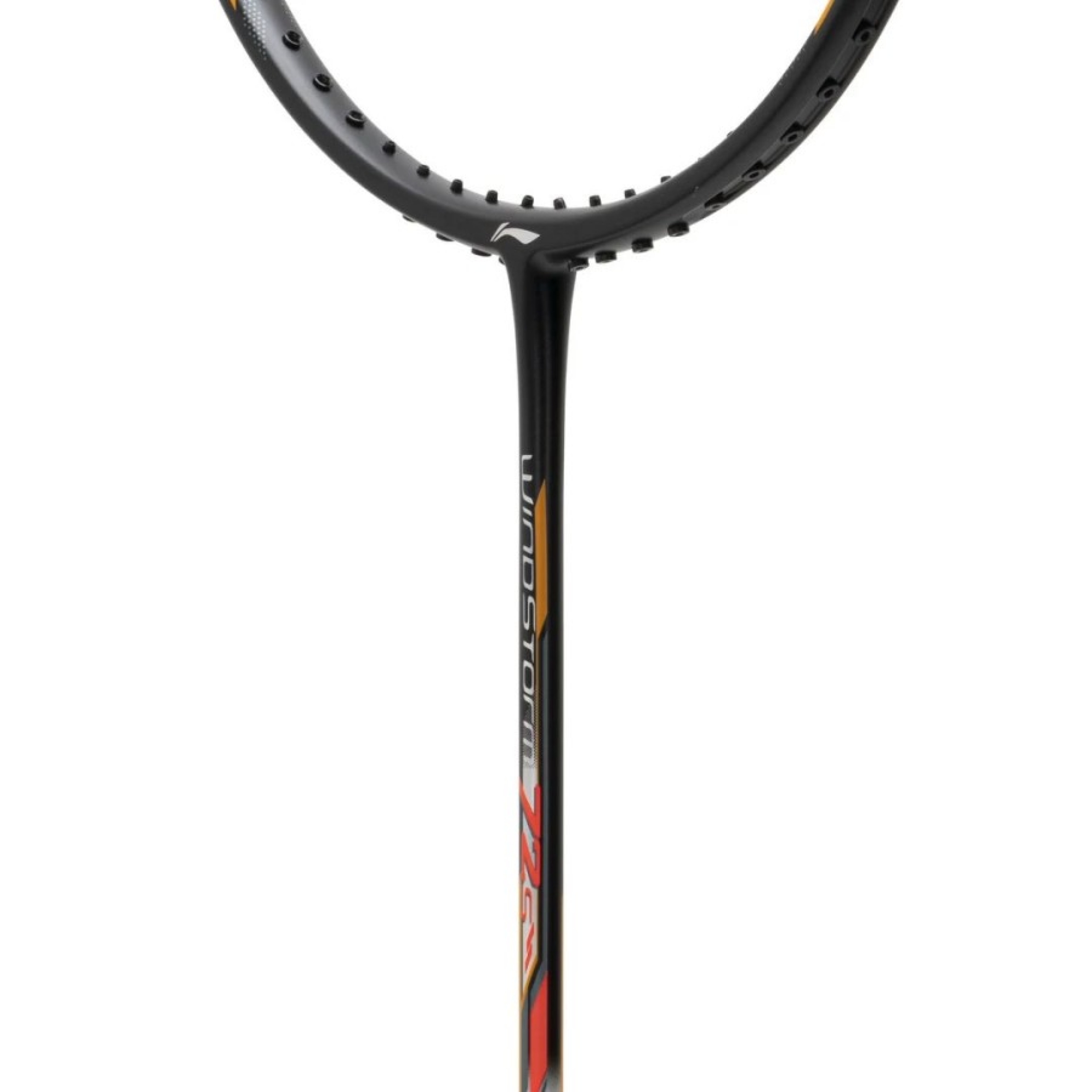 New Color Raket Badminton Lining Windstorm 72 S Black White Orange
