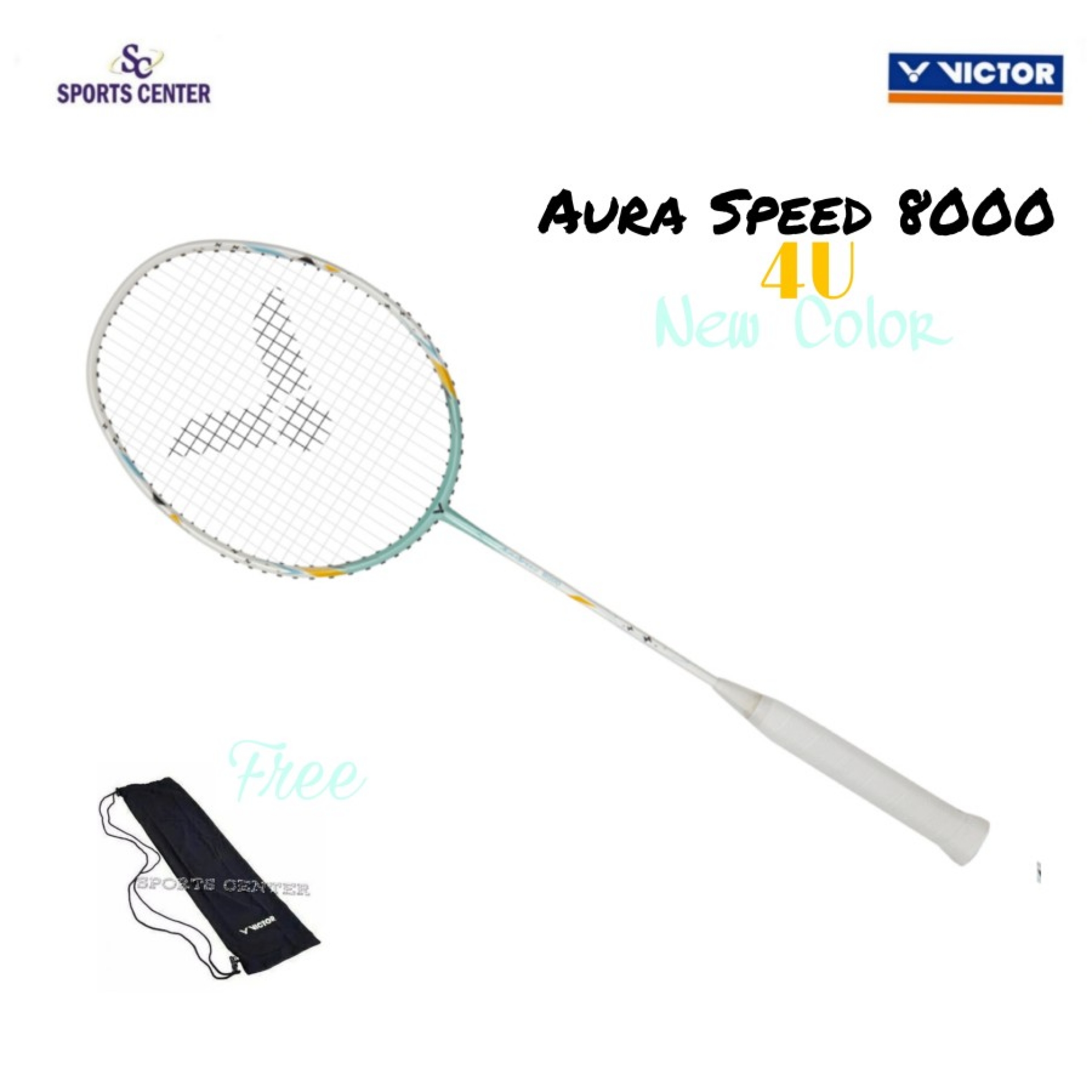 New Color Raket Badminton Victor Auraspeed 8000 / ARS 8000